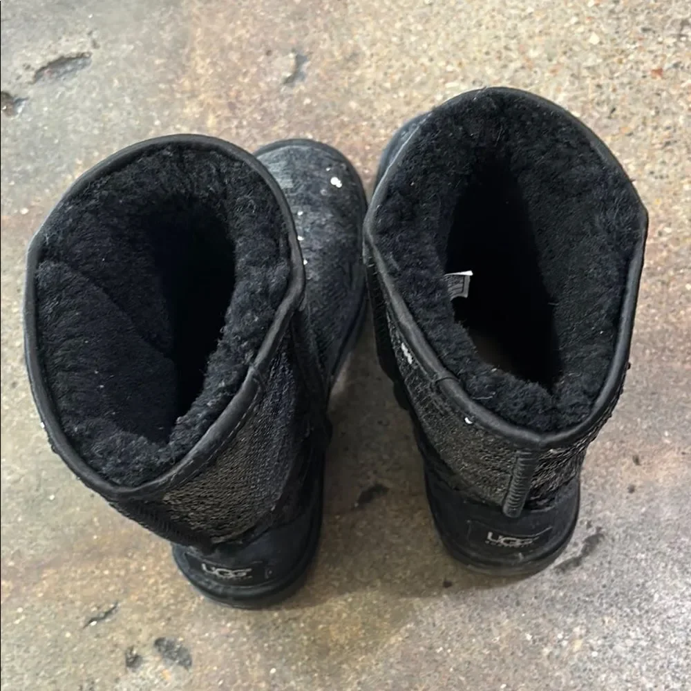 UGG Sequin Black Boots